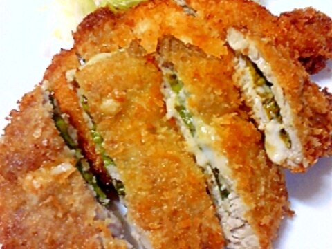 チーズと大葉のカツレツ